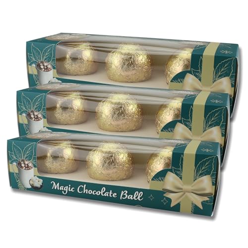 Trixie's Schokobomben mit Marshmallows - Magic Choco Bombs - 9 Schokoladenkugeln - 3 x 120g von Trixie's