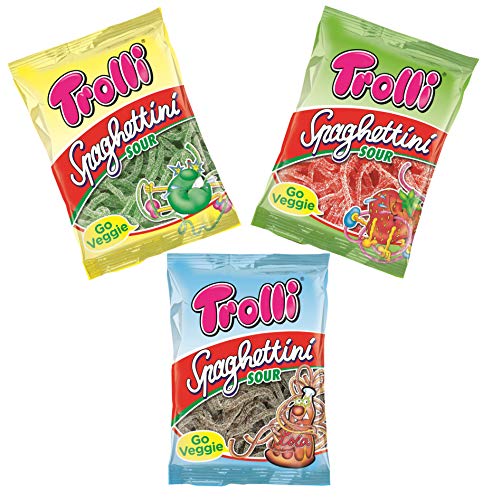 Trolli Spaghettini Sour Mix 3x 100g von Trolli