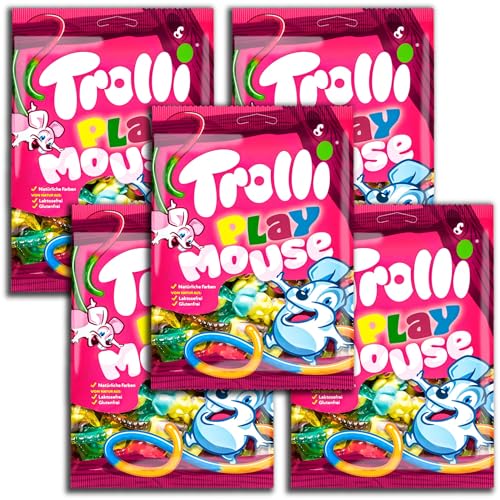 5 er Pack Trolli Playmouse Fruchtummi 5 x 150g von Trolli