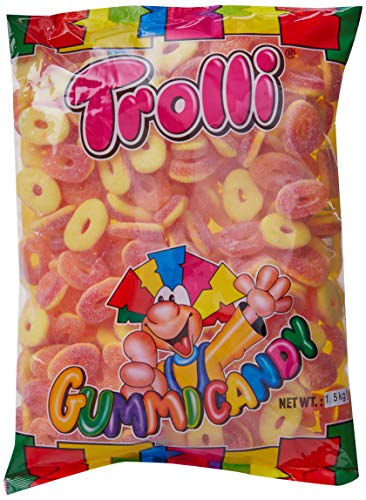 Bulk Trolli Pfirsich Sour O's 2kg von Trolli