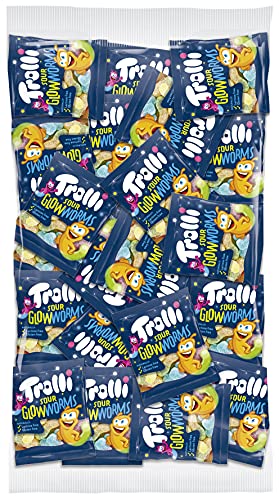 Großpackung Trolli Saure Würmchen, 100 x 10g, erst sauer dann fruchtig von Trolli