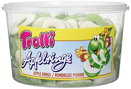 Trolli Apfelringe sauer, 2er Pack (2 x 1.2 kg) von Trolli