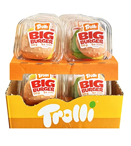 Trolli Mega Burger 50g Box x 24 von Trolli