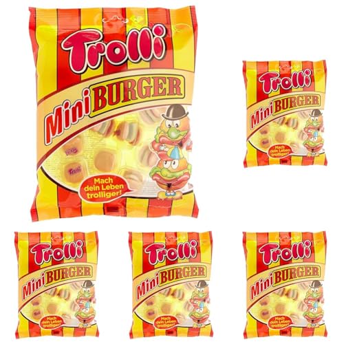 Trolli Mini Burger, 170g (Packung mit 5) von Trolli