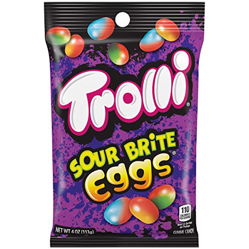 Trolli Sour Brite Eggs Gummibonbon, 113 g (12 Stück) von Trolli