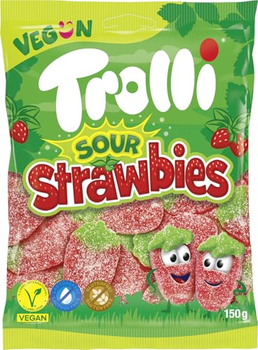 Trolli Sour Strawbies 150 g von Trolli