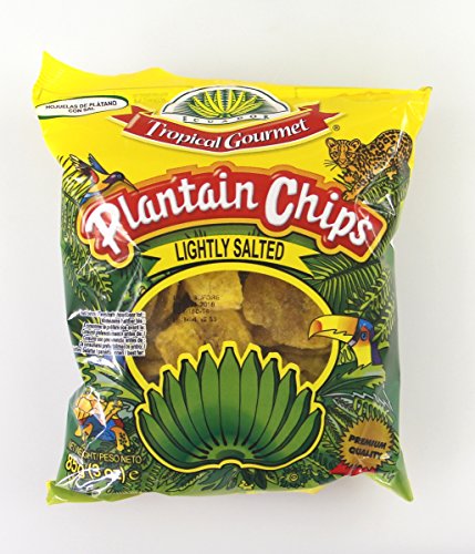 Plantain Bananen Chips leicht gesalzen 85g von Tropical Gourmet