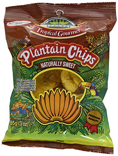 TROPICAL GOURMET - Bananen Chips Süsse, 20er pack (20 X 85 GR) von Tropical Gourmet