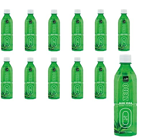 6L Aloe Vera Drink ZERO ohne Zucker 12x 500ml EINWEG original AloeVera Saft mit Fruchtstückchen von The Great Canadian Tea