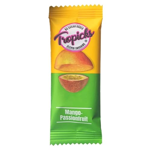 Riegel 96% Mango, 4% Passionsfrucht, 20g Tropicks von Tropicks