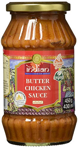 Truly Indian Butter Chicken Sauce – Mild-würzige Fertigsauce für schnelle Gerichte mit natürlichen Zutaten – Authentisch indisch kochen – Vegan & glutenfrei –3 x 450 g von Truly Indian