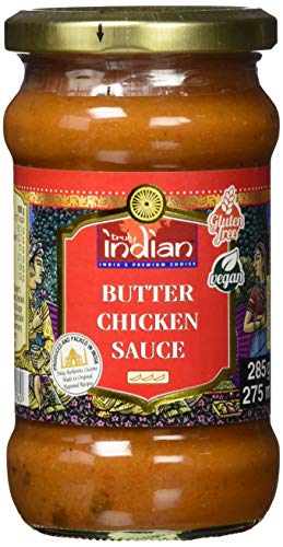 Truly Indian Butter Chicken Sauce – Mild-würzige Fertigsauce für schnelle Gerichte mit natürlichen Zutaten – Authentisch indisch kochen – Vegan & glutenfrei – 6 x 285 g von Truly Indian