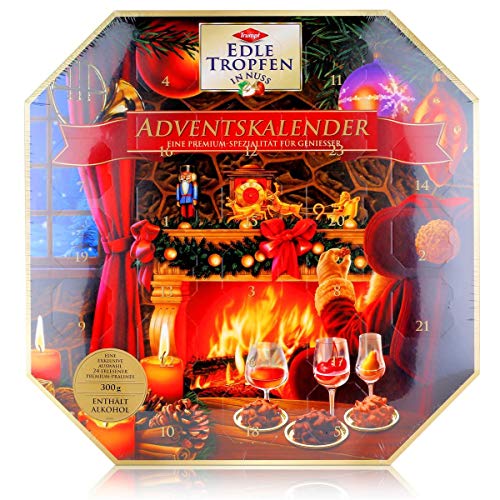 Trumpf Edle Tropfen in Nuss Adventskalender 300g rot von Trumpf