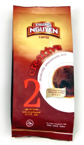 250g Trung Nguyen Creative 2 (Arabica und Robusta) Vietnam Kaffee gemahlen von Heirloom Coffee LLC