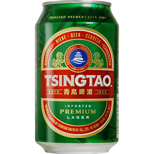 TSINGTAO - Bier 4,7% Alkoholgehalt - Plato 10,8 - Multipack (24 X 330 ML) von Tsingtao