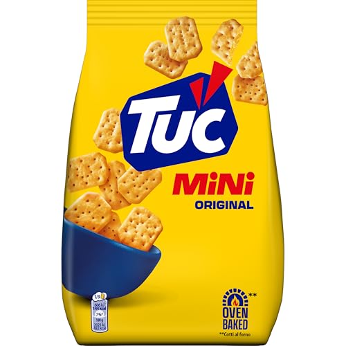 Kartoffelchips | Tuc | Mini-Original | Gesamtgewicht 100 Gramm von Tuc