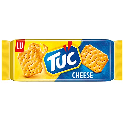 TUC Cheese 1 x 100g I Salzgebäck Einzelpackung I Knabbergebäck mit Käse-Geschmack I Fein gesalzene Snack-Cracker von Milka