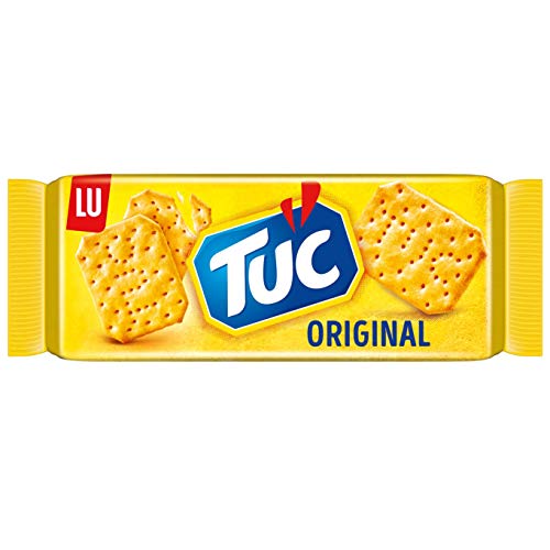 TUC Classic 1 x 100g I Salzgebäck Einzelpackung I Knabbergebäck I Fein gesalzene Snack-Cracker (Packung mit 10) von Tuc