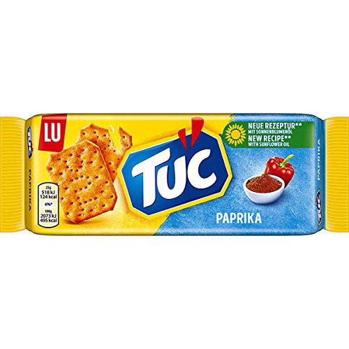 Tuc Paprika Cracker, 18er Pack (18 x 100 g) von Tuc