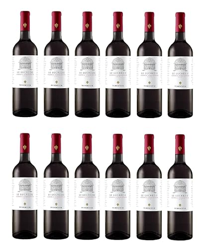 12x 0,75l - 2022er - Tudernum - Le Lucrezie - Rosso - Sangiovese - Umbria I.G.P. - Umbrien - Italien - Rotwein trocken von Tudernum