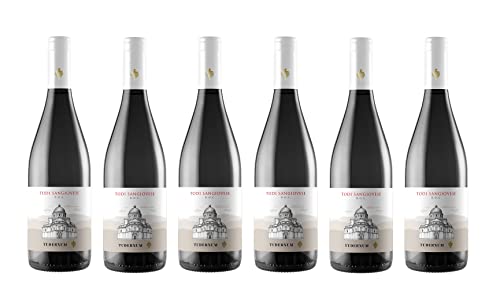 6x 0,75l - 2020er - Tudernum - Sangiovese - Todi D.O.P. - Umbrien - Italien - Rotwein trocken von Tudernum