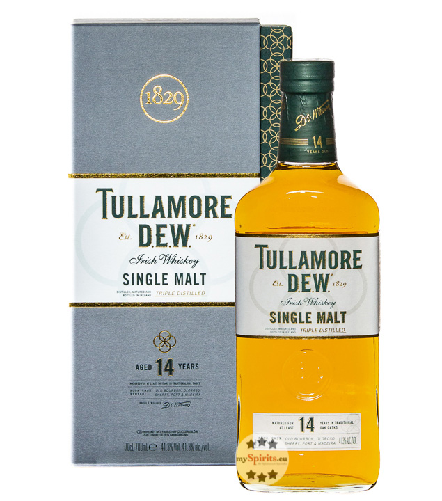 Tullamore Dew 14 Jahre Irish Single Malt Whiskey (41,3 % Vol., 0,7 Liter) von Tullamore D.E.W. Irish Whiskey Distillery