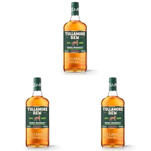 Tullamore DEW Original Blended Irish Whiskey, 70cl(Die Verpackung kann variieren.) (Packung mit 3) von Tullamore Dew