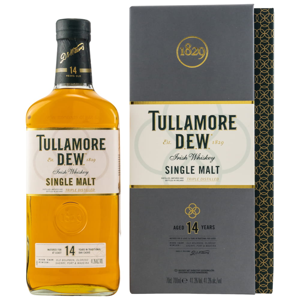 Tullamore Dew 14 Jahre 41,3% vol. 0,7 l - Irish Single Malt von Tullamore Dew