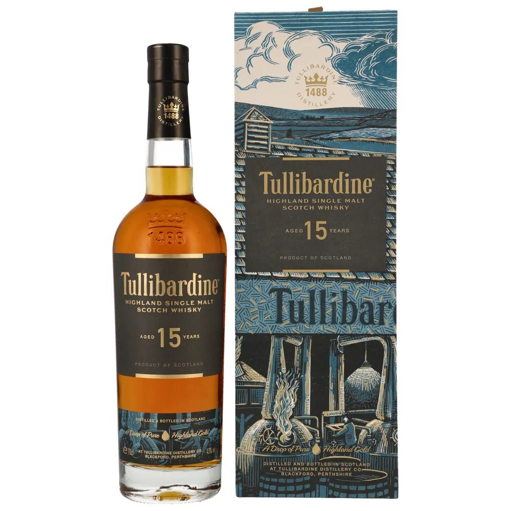 Tullibardine 15 Jahre 43% vol. 0,7 l von Tullibardine