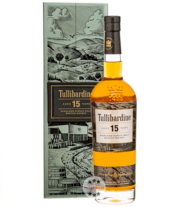 Tullibardine 15 Jahre Highland Single Malt Whisky (43 % Vol., 0,7 Liter) von Tullibardine