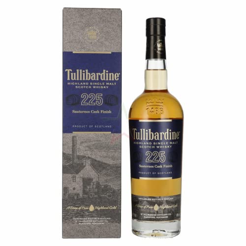 Tullibardine 225 Sauternes Finish Highland Single Malt Scotch Whisky 43,00% 0,70 lt. von Tullibardine