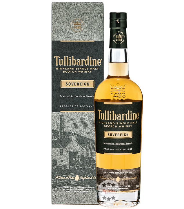 Tullibardine Sovereign Highland Single Malt Whisky (43 % Vol., 0,7 Liter) von Tullibardine