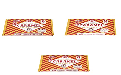 Tunnock’s Tunnock Caramel Wafer Waffel-Riegel mit Karamellfüllung 8x30g 3 Packungen von Grace nnvg