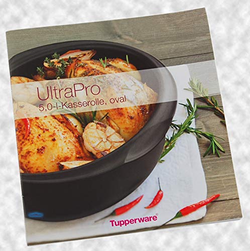 Tupperware® Rezeptheft UltraPro oval 5,0 Liter Brot Brötchen Auflauf deutsch von Tupperware