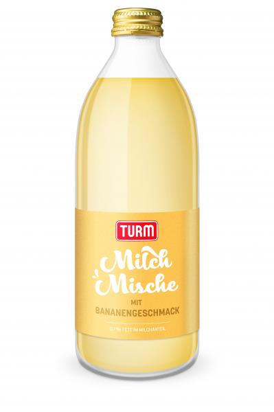 Turm Milch Mische Drink mit Bananengeschmack von Turm