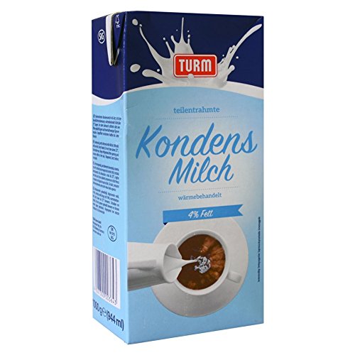 Turm Kondensmilch 4% Fett, 1000g 1er Pack von Turm