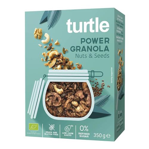 Turtle Power-Granola mit Nüssen & Saaten, glutenfrei (350 g) - Bio von Turtle