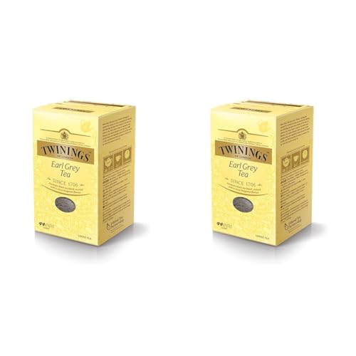 Twinings Earl Grey Tee lose in der Tee-Packung - Schwarzer Tee mit feinstem Bergamotte Aroma - erfrischender Schwarztee aus China, 200 g (Packung mit 2) von Twinings