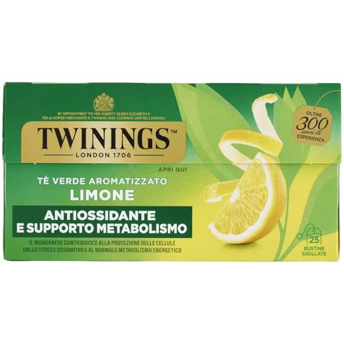 Twinings Grüner Tee & Zitrone 25 Teebeutel von Twinings