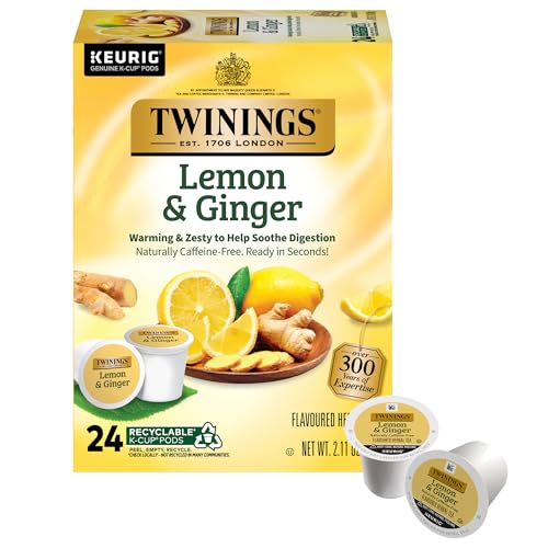 Twinings Lemon and Ginger Herbal Tea, Keurig K-Cups, 24 Count by Twinings von Twinings