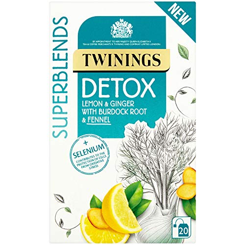 Twinings Superblends Detox Teebeutel mit Umschlägen, 4 x 20 cm von Twinings