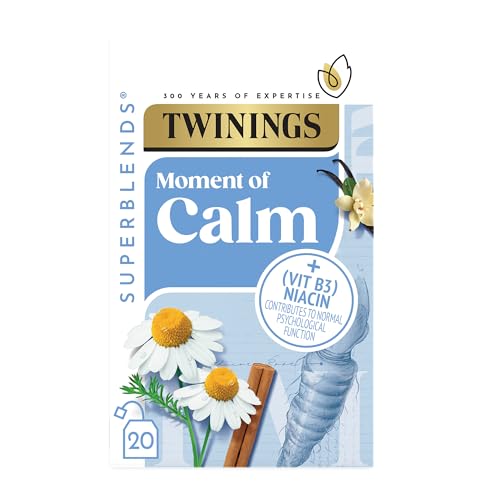 Twinings Superblends Moment of Calm Gewürzte Kamille & Vanille mit geröstetem Chicorée-Wurzeltee, 20 Teebeutel, 30 g von Twinings