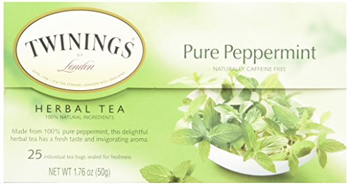 Twinings TWG09179 Teebeutel, reine Pfefferminze, 50 ml, 25 Stück pro Box von Twinings