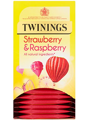 Twinings Teebeutel mit Erdbeer- und Himbeer-Motiv, 30,5 x 50,8 cm von Twinings