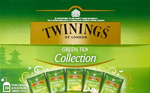 Twinings of London Selection Grüntee 1 x 34 g, Grüner Tee, 20 stück von Twinings