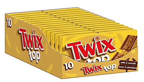 Twix Top | Biscuit, Keks | Jeweils 10 Riegel in 14 Packungen (14 x 10 x 21 g) von Twix