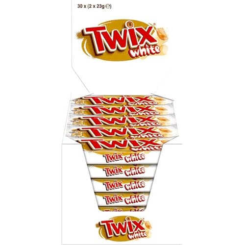 Twix White, Schokoriegel, 30 Riegel je 46g von Twix