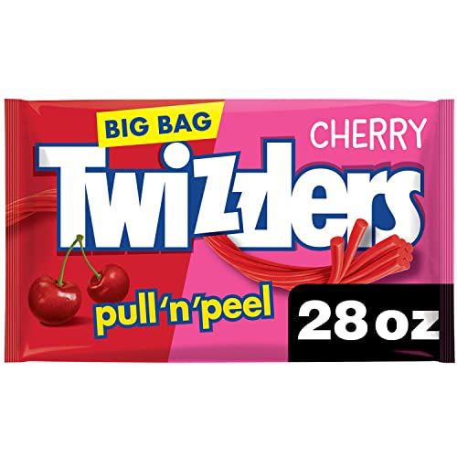 Cherry Chewy, Low Fat Snack Chewy Candy Big Bag, 28 oz von Twizzlers