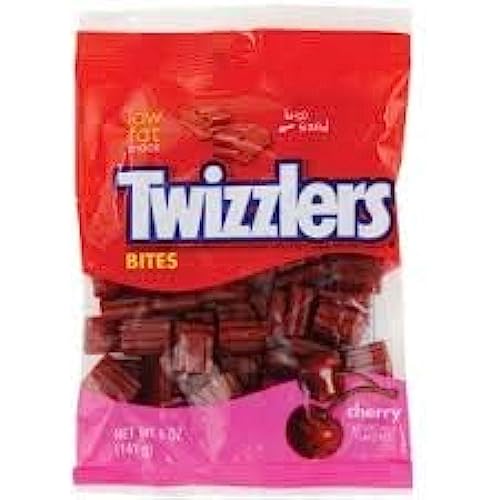 TWIZZLERS Bites, Cherry Flavored Lakritzbonbons (2 Stück) von Twizzlers