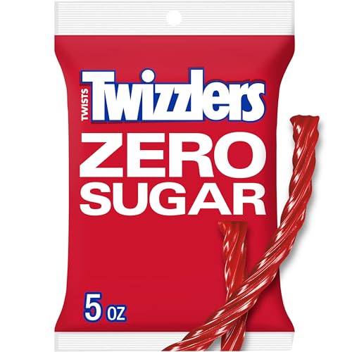 TWIZZLERS Twists (Strawberry, Sugar Free, 5-Ounce Bags, Pack of 12) von Twizzlers